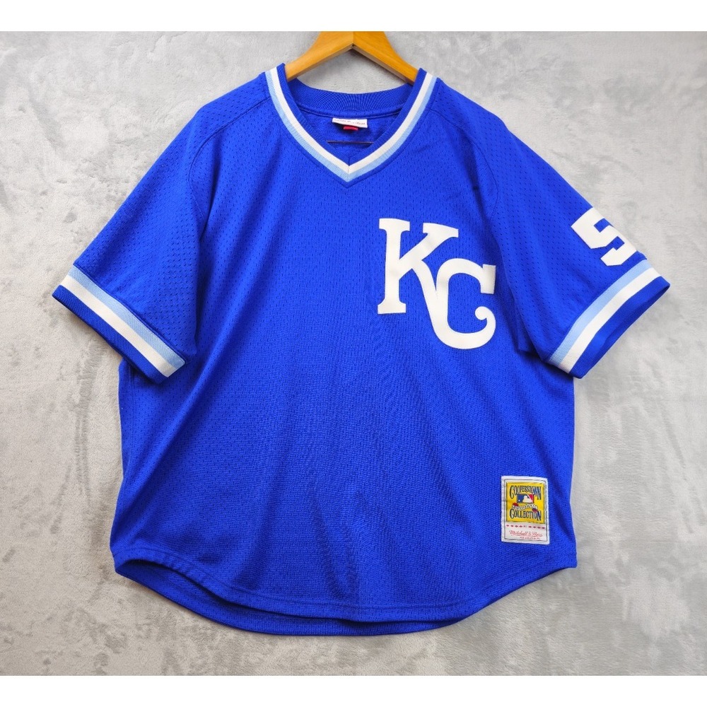 Mitchell & Ness Kansas City Royals George Brett 1989 Jersey Men's Sz XXL